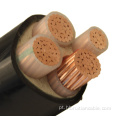 Jaqueta de PVC encalhada condutores de cobre cabo elétrico